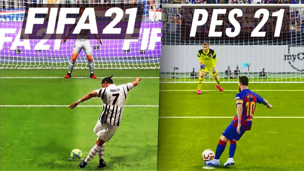 PES 21 و FIFA 21 