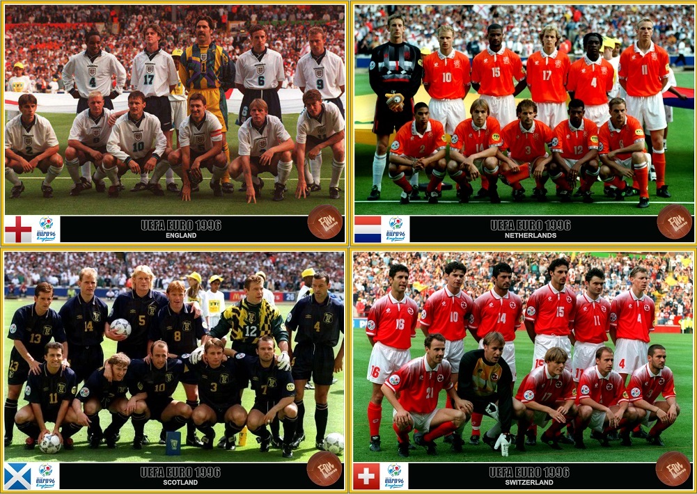 تیم های گروه A در یورو 96