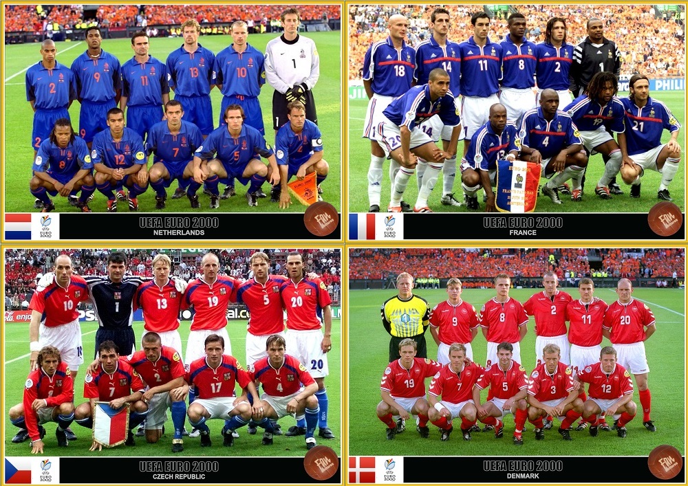 ترکیب تیم های گروه D در یورو 2000