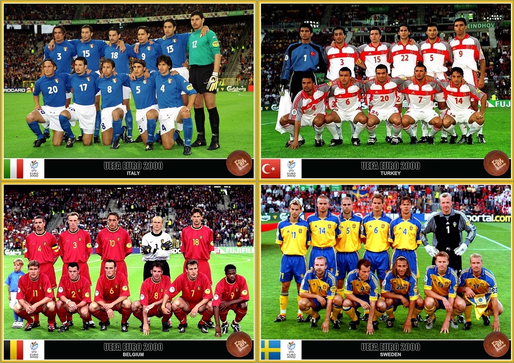 ترکیب تیم های گروه B در یورو 2000