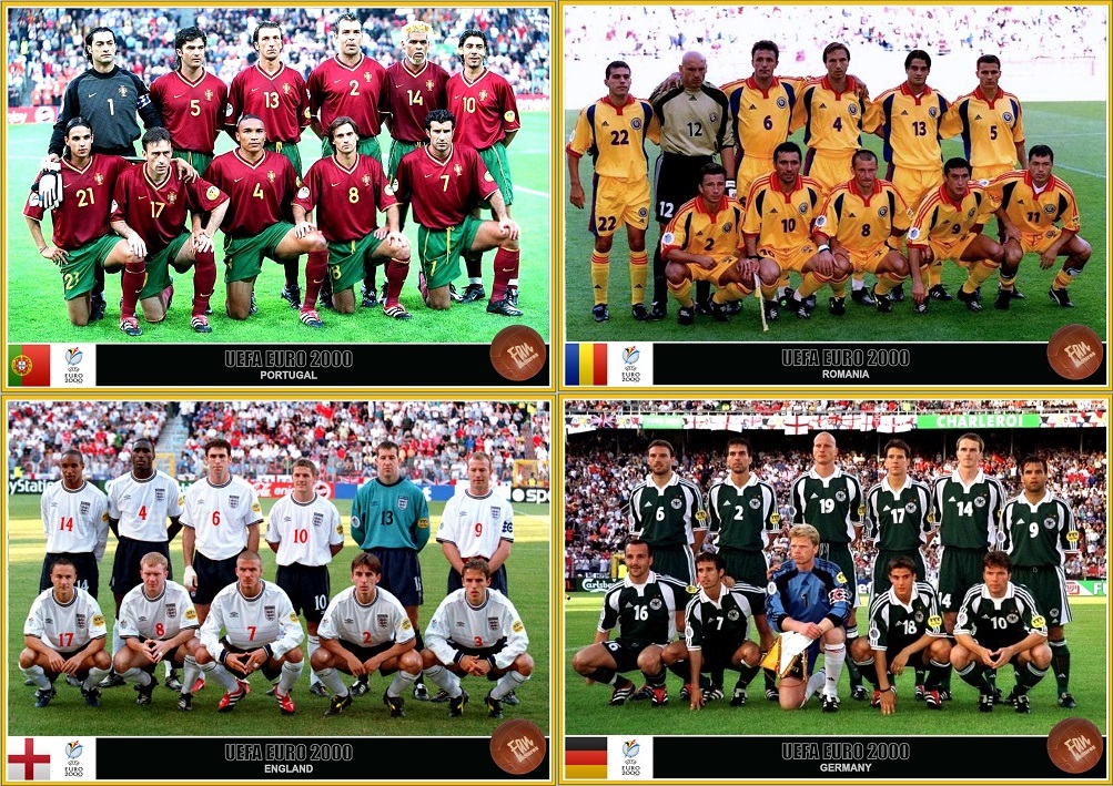 ترکیب تیم های گروه A در یورو 2000