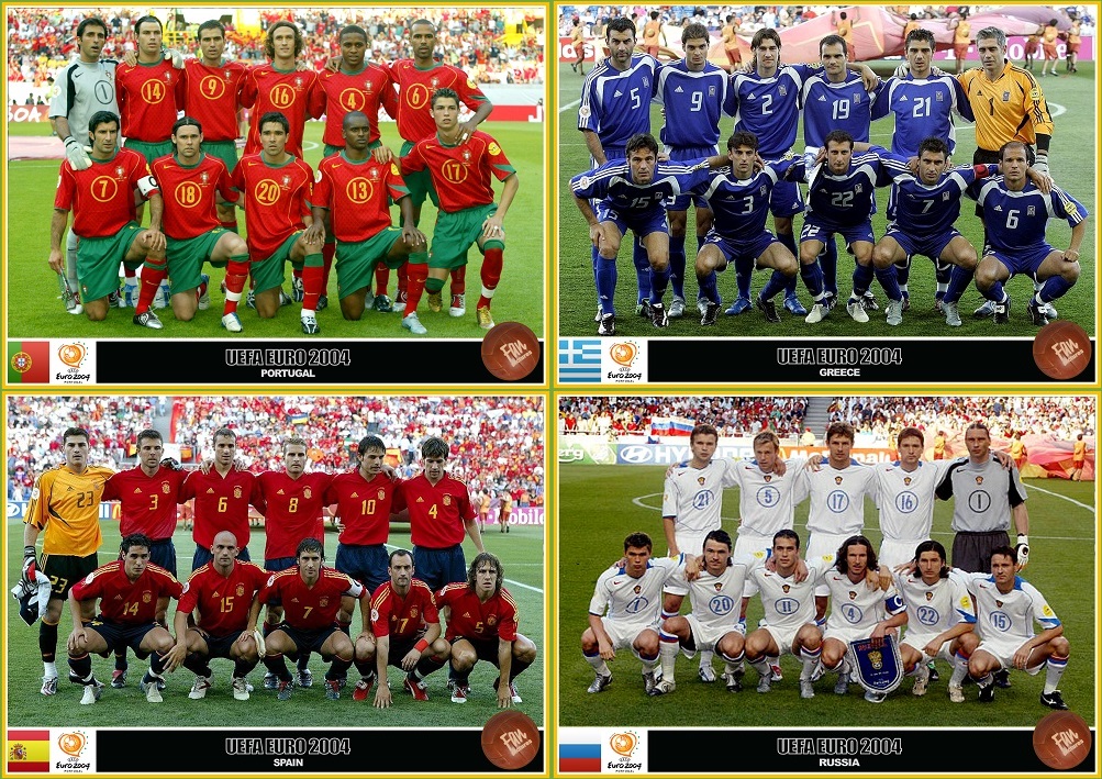 ترکیب تیم های گروه A در یورو 2004