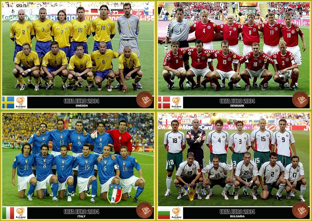 ترکیب تیم های گروه C در یورو 2004