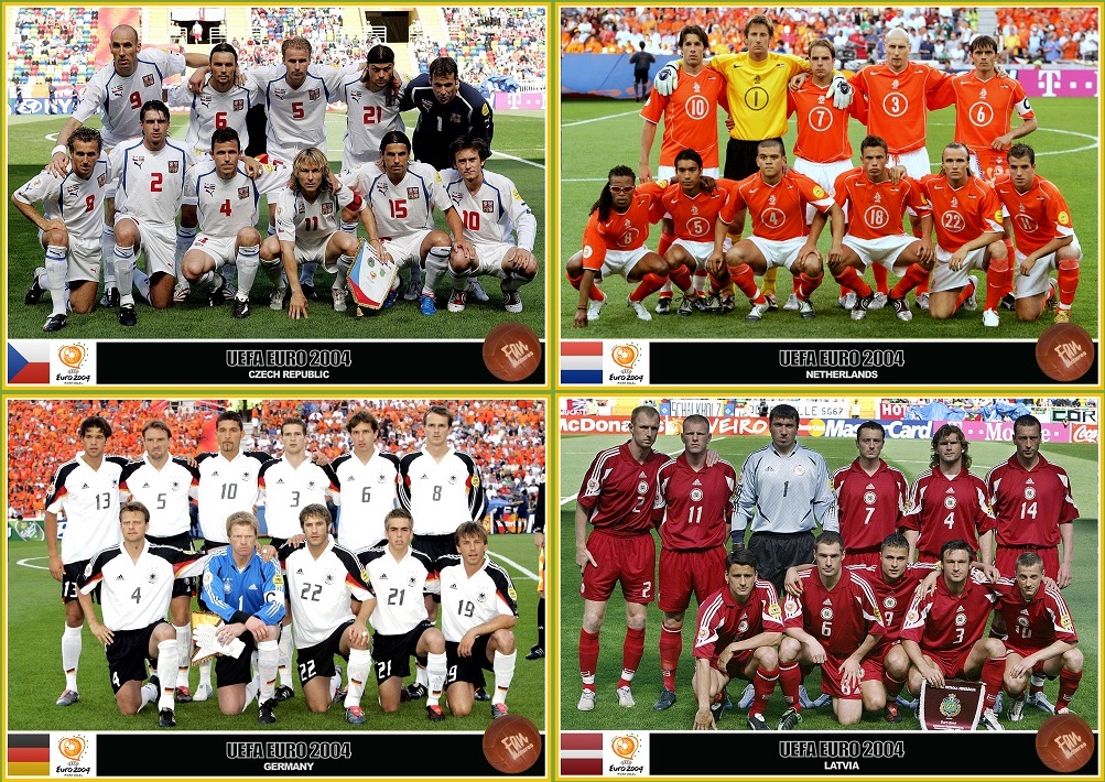ترکیب تیم های گروه D در یورو 2004