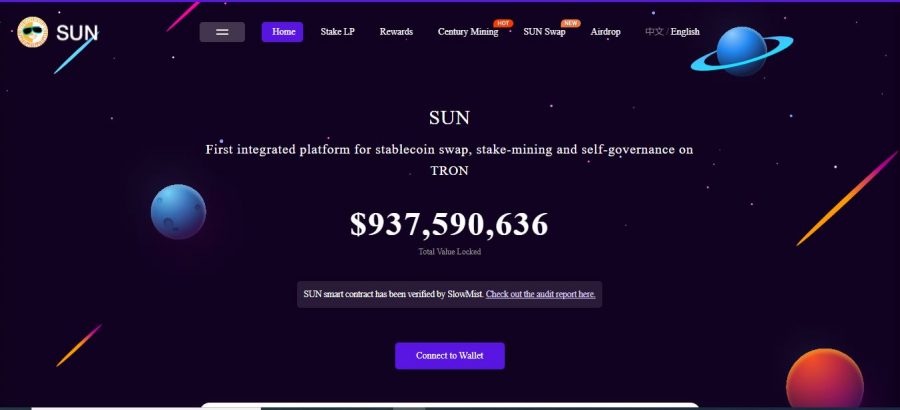 استخراج توکن سان sun mining