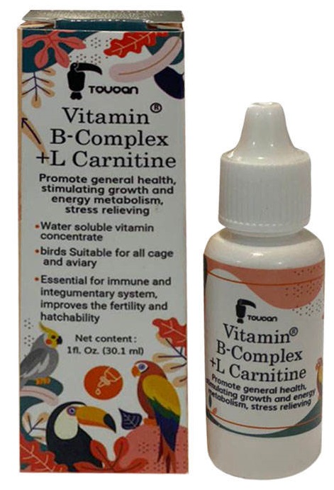 قطره بکمپلکس پرنده توکان مدل B-COMPLEX +L CARNITINE