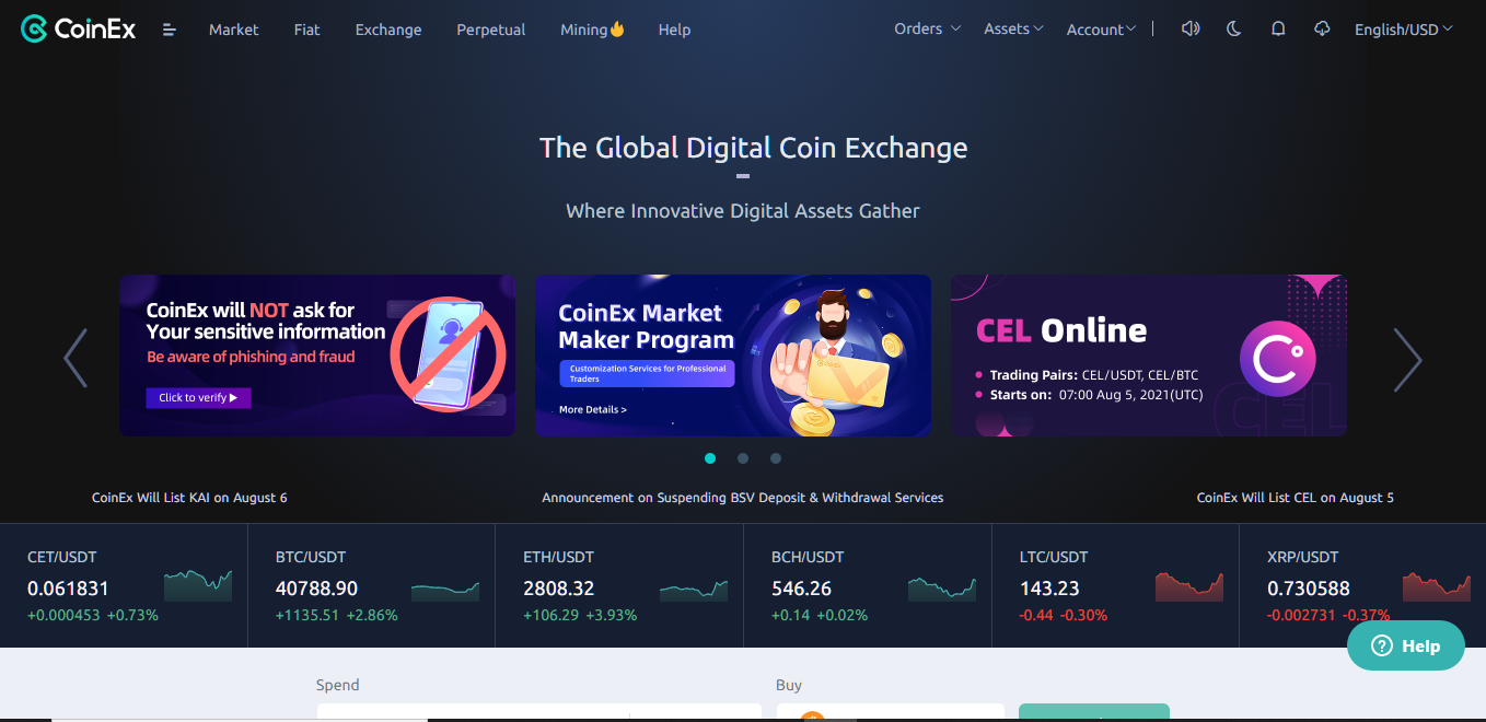 معرفی صرافی کوینکس Coinex.com؛ نحوه ثبت نام، واریز و برداشت رمزارز در صرافی کوینکس