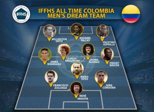 تیم منتخب تاریخ کلمبیا از نگاه IFFHS