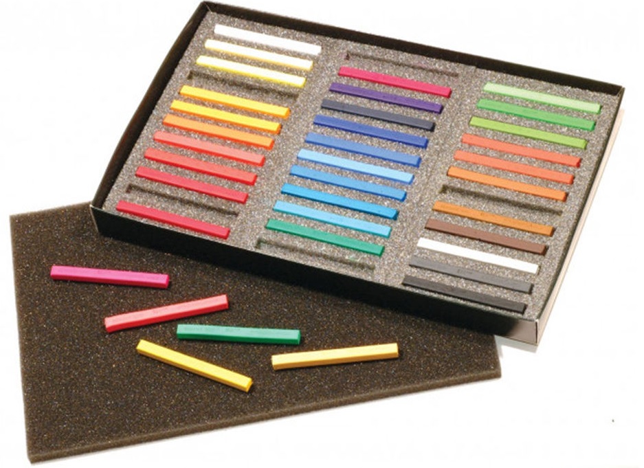 پاستل گچی 36 رنگ فابر-کاستل مدل Polychromos