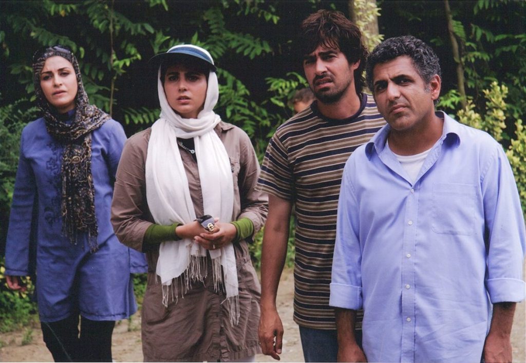 رعنا آزادی ور، مریلا زارعی، شهاب حسینی و مانی حقیقی در فیلم درباره الی