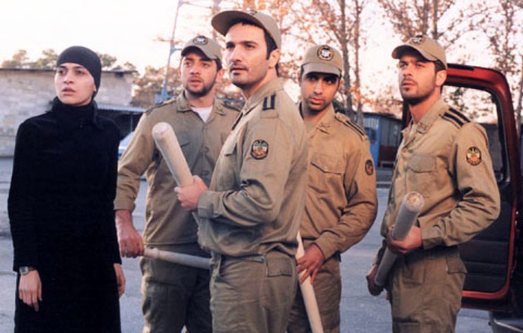 پژمان بازغی، محمدرضا فروتن، اندیشه فولادوند، پولاد کیمیایی و بهرام رادان در فیلم سربازهای جمعه