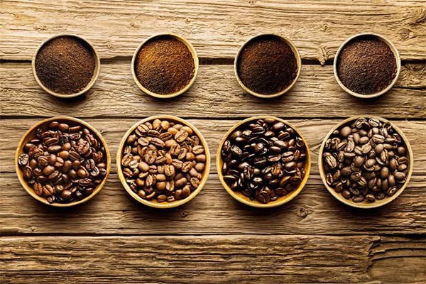 انواع مختلف قهوه بر اساس میزان رست دانه‌ها
