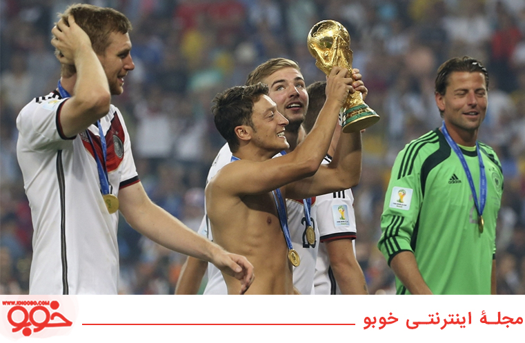 مسعود اوزیل و قهرمانی با کشور آلمان در مسابقات جام جهانی ۲۰۱۴ در برزیل
