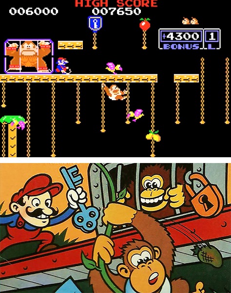 بازی Donkey Kong در سال ۱۹۸۱ عرضه شد
