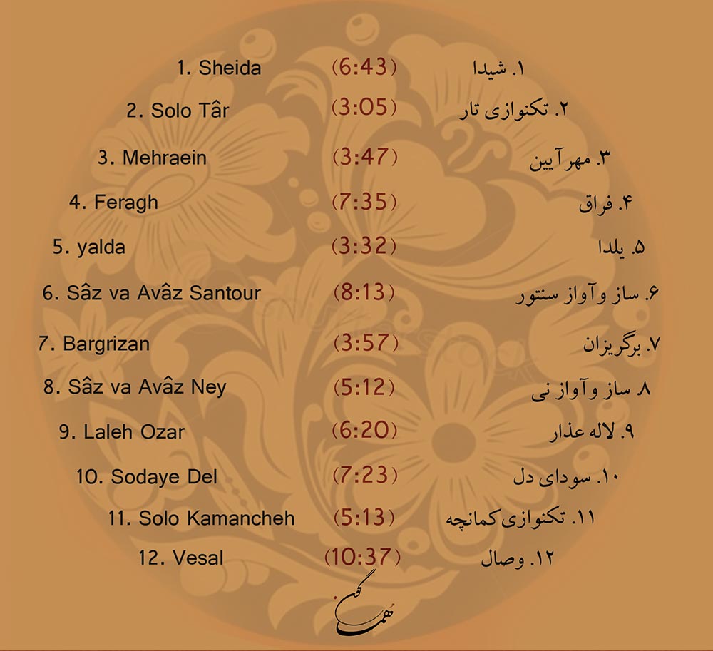 آلبوم هماگون از وحید تاج، محمدرضا دستگاهدار و جمال سادات