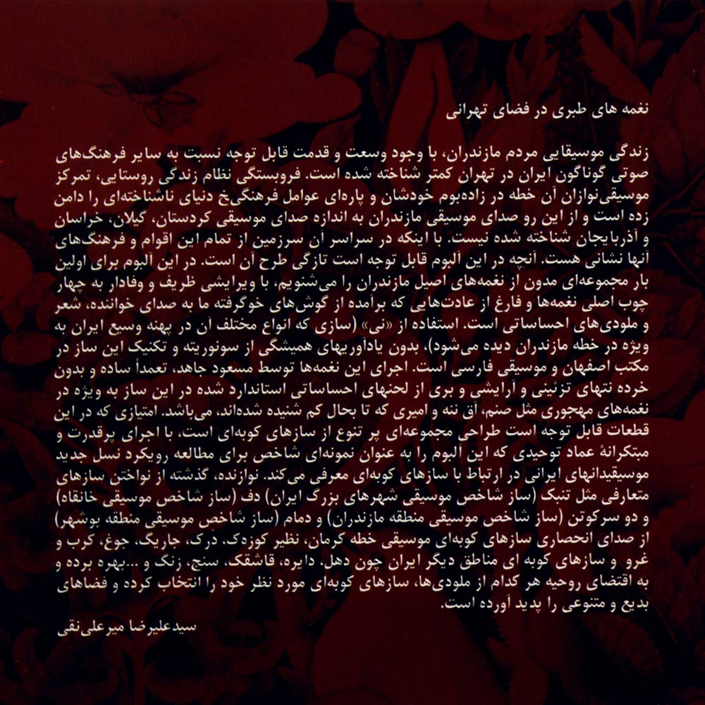 آلبوم نی نامه از عماد توحیدی‌ و مسعود جاهد