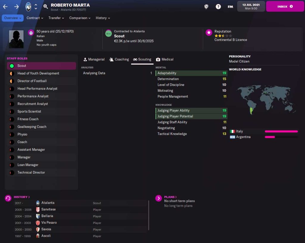 کشف بازیکنان و استعدادیابی در بازی Football Manager 2023