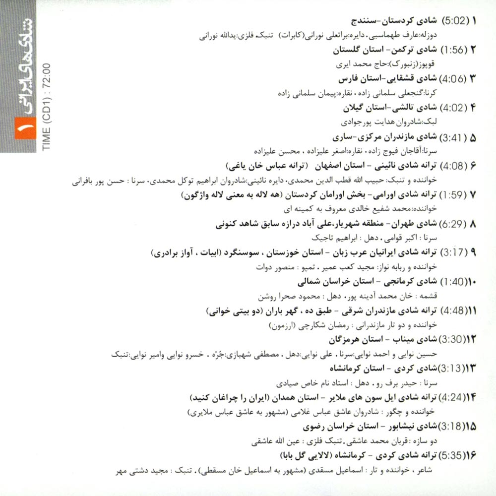 آلبوم شادی های ایرانی از هوشنگ جاوید