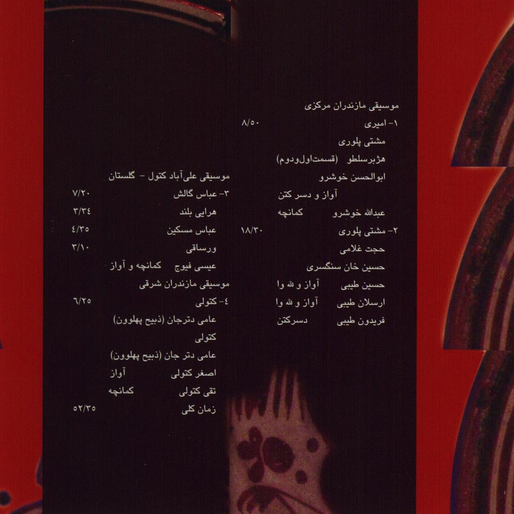 آلبوم موسیقی حماسی ایران ۱۸ - موسیقی مازندران، کتول از محمدرضا درویشی