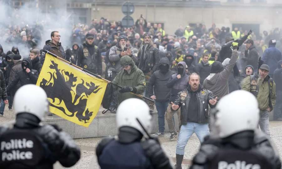 اعتراضات ضدپناهندگان در بلژیک