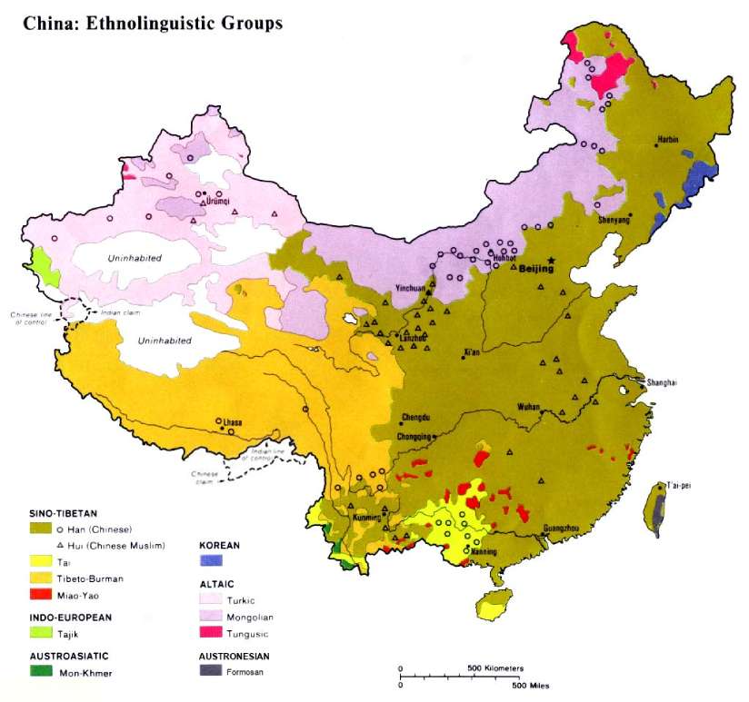 گروه‌های قومیتی در چین