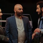 مهدی کوشکی، رضا داوودنژاد و ایمان صفا در فیلم یقه سفیدها