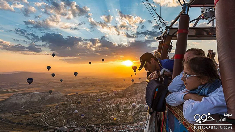 بالن‌سواری در کاپادوکیه ترکیه