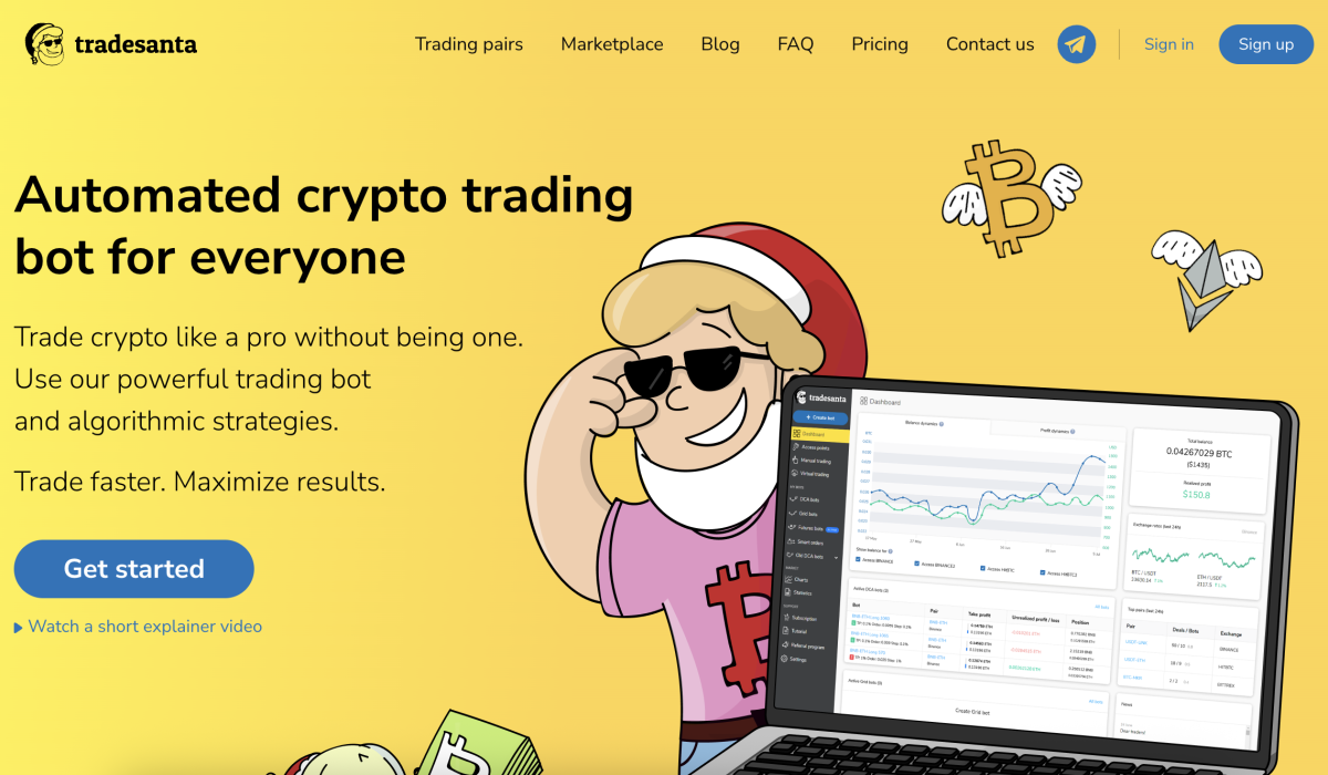 معرفی سایت سانتا TradeSanta؛ ربات ترید ارزهای دیجیتال